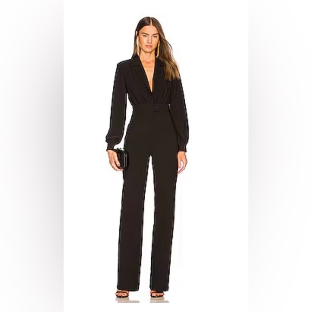 Michael Costello x Revolve Black jumpsuit. NWT